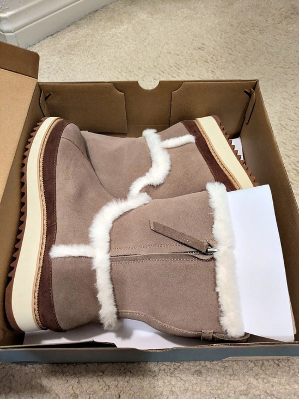 TOMS Makenna Water Resistant Boot Suede Boots US 9